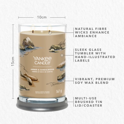 Yankee Candle® Jar Candle Amber & Sandlewood Perspective: bottom