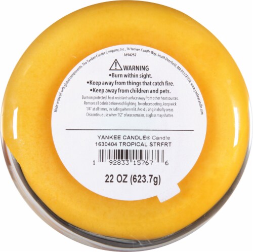 Yankee Candle® Tropical Starfruit Jar Candle Perspective: bottom