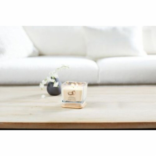 Yankee Candle® Renewing Coconut & Iris  Well Living Medium Square Candle Perspective: bottom