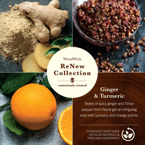 Woodwick® ReNew Collection Ginger & Turmeric Candle Perspective: bottom
