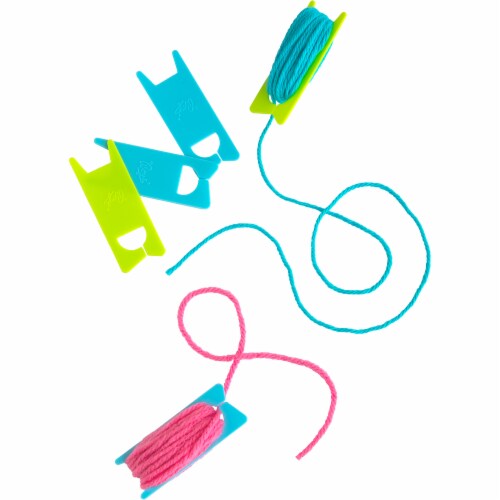 Boye® Yarn Bobbins Blue/Green Perspective: bottom