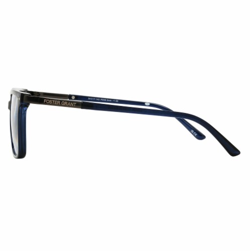 Foster Grant Men's Reading Glasses - Navy Perspective: bottom