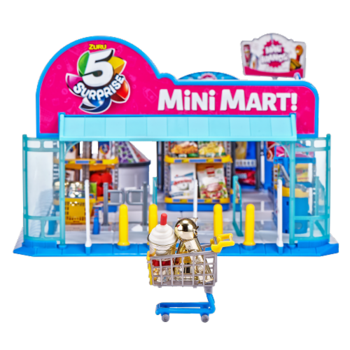 5 Surprise Toy Mini Brands Series1 Mini Toy Store with 5 Mystery Toy Mini  Brands Playset by ZURU 