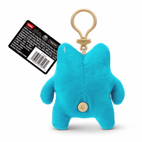 Zuru Fuggle Key Rings® 5-inch Assortment Series 5 Greedy Grinner - Teal Perspective: bottom
