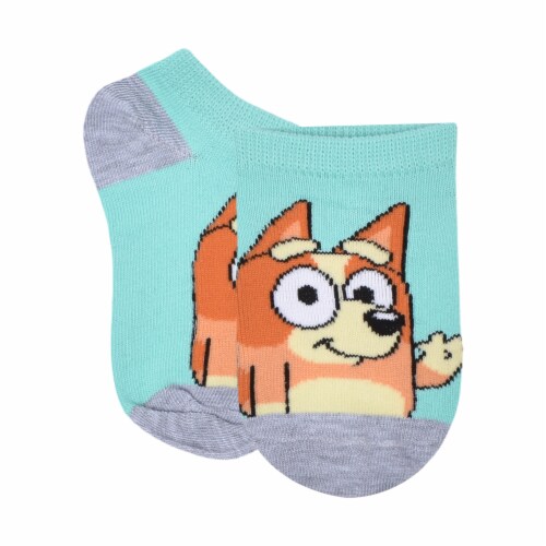 6pk Bluey & The Gang Boys Socks Perspective: bottom