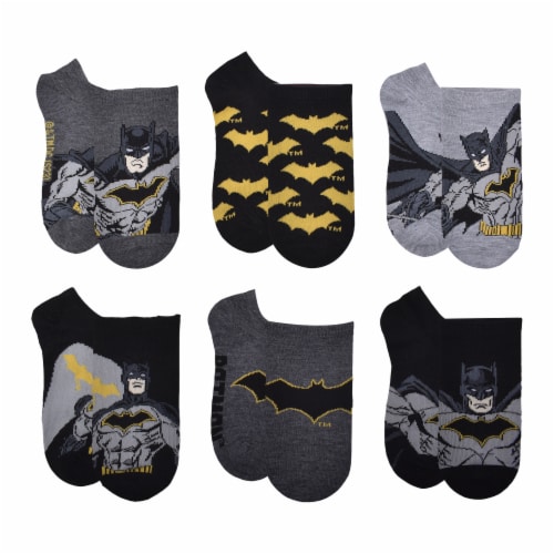 Batman Caped Crusader Boys Socks Perspective: bottom