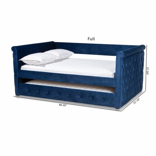 Navy blue on sale daybed with trundle
