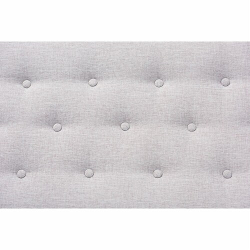 Baxton Studio Arne Grayish Beige Upholstered Brown Finished Bench Perspective: bottom