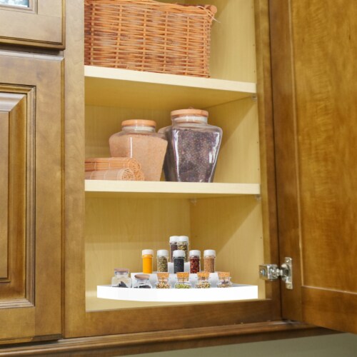 Non Slip 3 Tier Spice Rack Step Shelf Organizer - For Kitchen