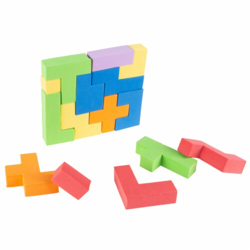 Foam Blocks Sensory Building Puzzle Toy for Toddlers and Children