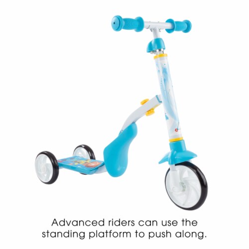 2 in 1 Convertible Scooter for Toddlers and Children Adjustable
