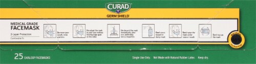 Curad® Germ Shield Medical Grade Face Mask Perspective: bottom