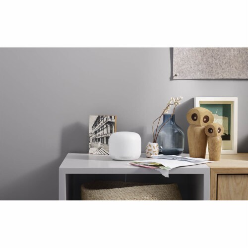 Google Nest GA00595US Dual-Band Wi-Fi Router - Snow Perspective: bottom