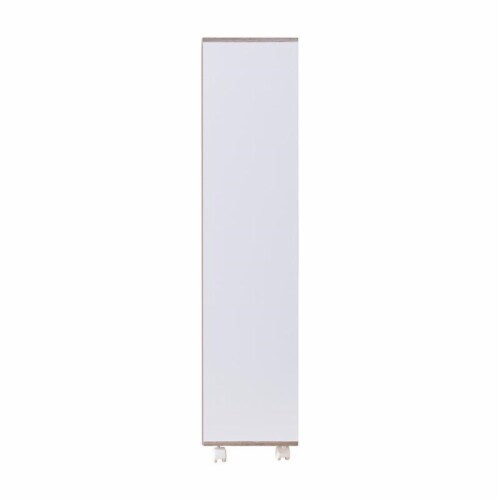 Furniture of America Chapin Wood 6-Compartment Bookcase in White Perspective: bottom