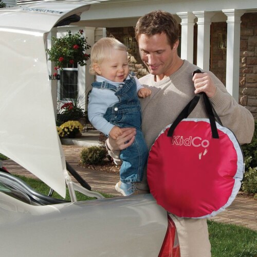 KidCo PeaPod Portable Toddler Travel Bed & Storage Bag, Cranberry (2 Pack) Perspective: bottom