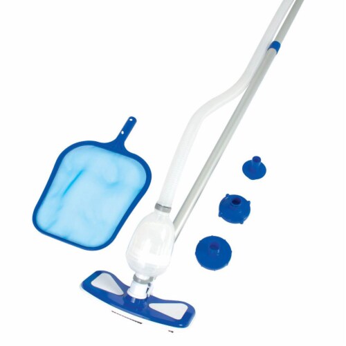 Bestway 14 x 8 x 3.3 Foot Power Swim Vista Pool Set with Pump and