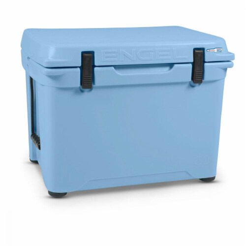 Engel Coolers 48 Quart 60 Can High Performance Roto Molded Ice Cooler, Blue Perspective: bottom