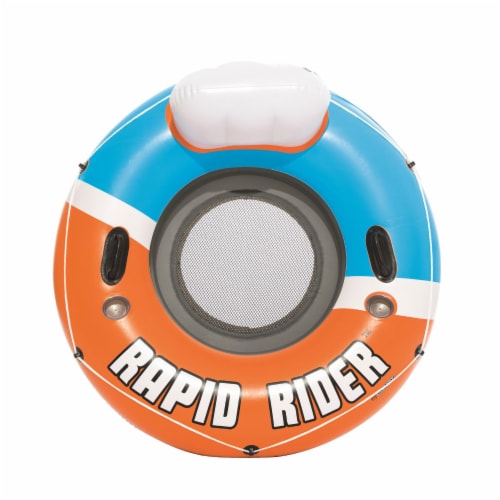 bestway coolerz rapid rider inflatable blow up pool chair tube
