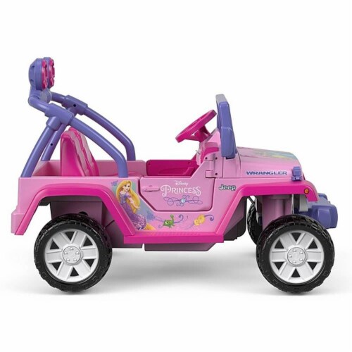 Power Wheels 12 Volt Disney Princess Jeep Wrangler Ride-On + Replacement  Battery, 1 Piece - Smith's Food and Drug