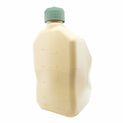 VP Racing Fuels 5.5 Gallon Motorsport Utility Jug and 14 Inch Hose, Tactical Tan Perspective: bottom