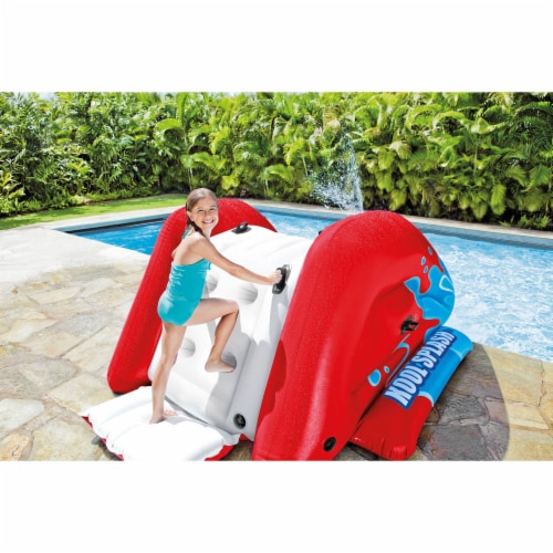 Intex inflatable pool best sale slide
