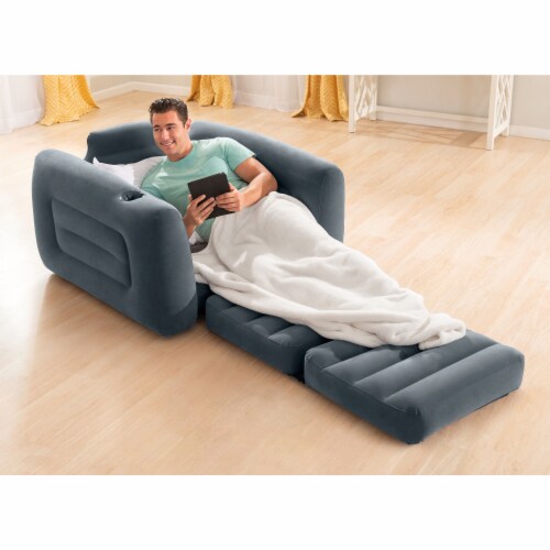 Intex Inflatable Pull Out Sofa Chair Sleeper Twin Sized Air