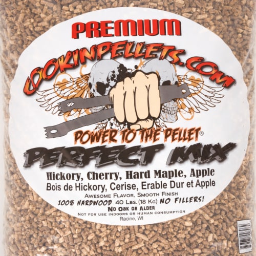 CookinPellets 40 Lb Mix Hickory, Cherry, Maple, and Apple Wood Pellets (3 Pack) Perspective: bottom