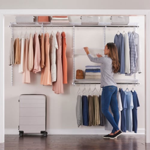 Rubbermaid Configurations 4 to 8 Ft Custom Closet Organizer Kit