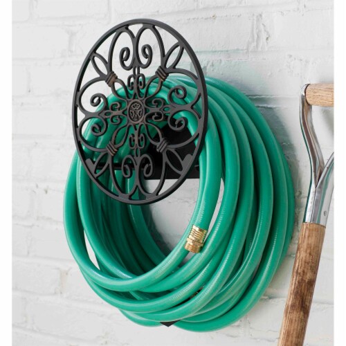 Liberty Garden Products Decorative 125 Foot Hose Wall Mount Butler (2 Pack) Perspective: bottom