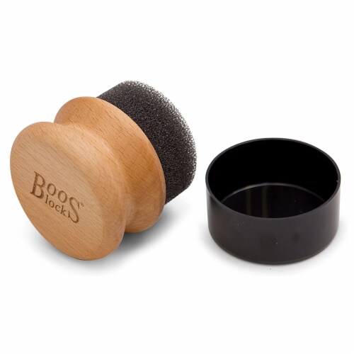John Boos Block Wood Cutting Board Care and Maintenance Set with Moisture Cream Perspective: bottom