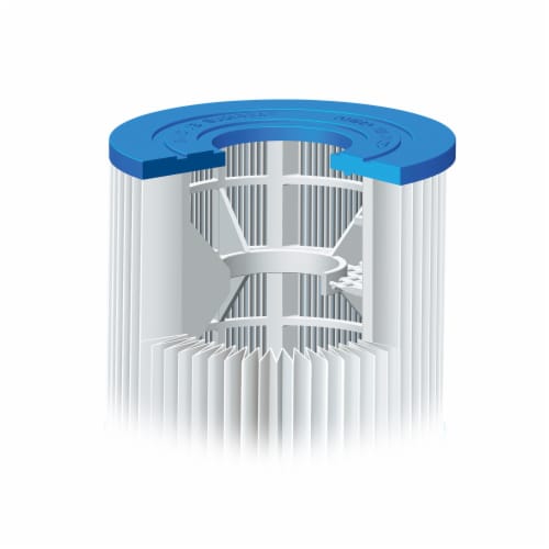 Summer Waves P57000104 Replacement Type D Pool and Spa Filter Cartridge (16 Pk) Perspective: bottom
