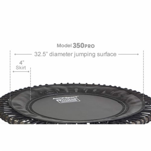 JumpSport 350 PRO Lightweight 39-Inch Fitness Trampoline & Handle