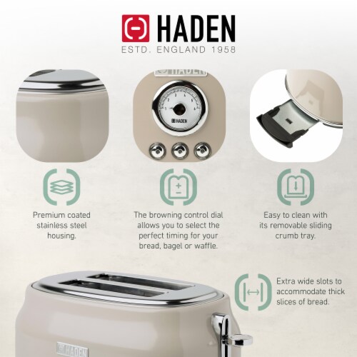 Haden Retro Style 12 Cup Programmable Home Coffee Maker Machine w