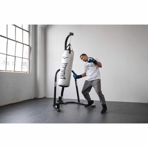 Everlast Nevatear Fitness Workout 60 Pound Heavy Boxing Punching Bag with Stand 2 Piece City Market