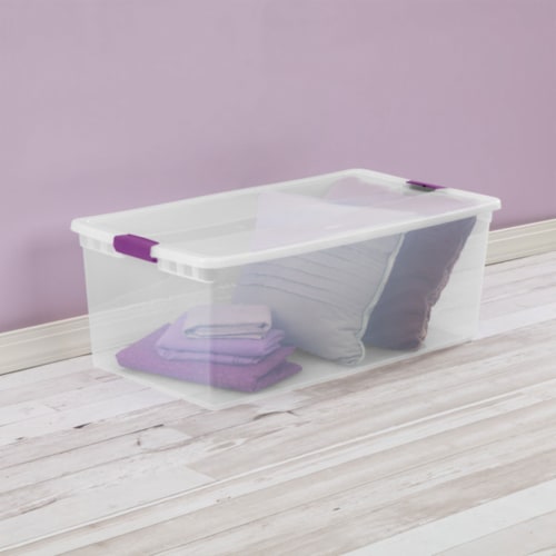  Sterilite 66 Qt ClearView Latch Storage Box