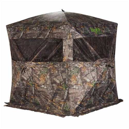 Rhino Blinds R150 Durable 3 Person Outside Game Hunting Ground Blind (2 Pack) Perspective: bottom