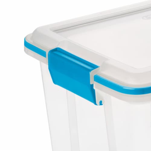 Sterilite 32 Quart Clear View Storage Container Tote w/ Latching Lid, 24  Pack, 24pk - Kroger