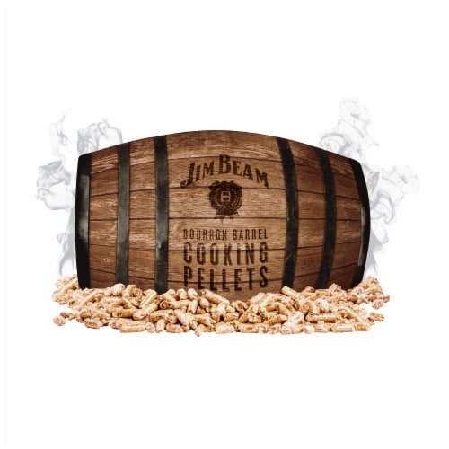 Ol' Hick Cooking Pellets Jim Beam Bourbon Barrel BBQ Grilling Pellets (2 Pack) Perspective: bottom