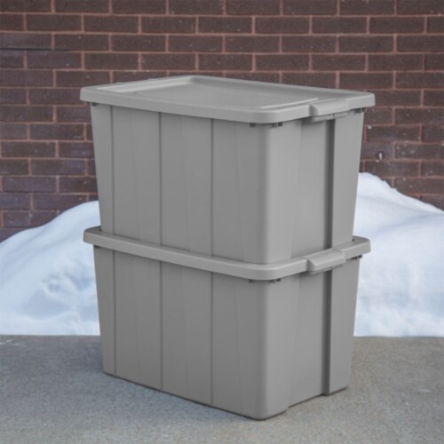 Sterilite Tuff1 30 Gallon Plastic Storage Tote Container Bin with