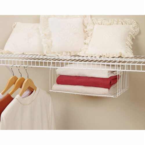 ClosetMaid Storage Basket, White