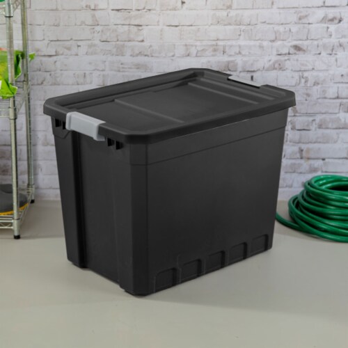 Sterilite 30 Gal Gasket Tote Heavy Duty Stackable Storage Bin with Lid, 6  Pack, 1 Piece - Ralphs