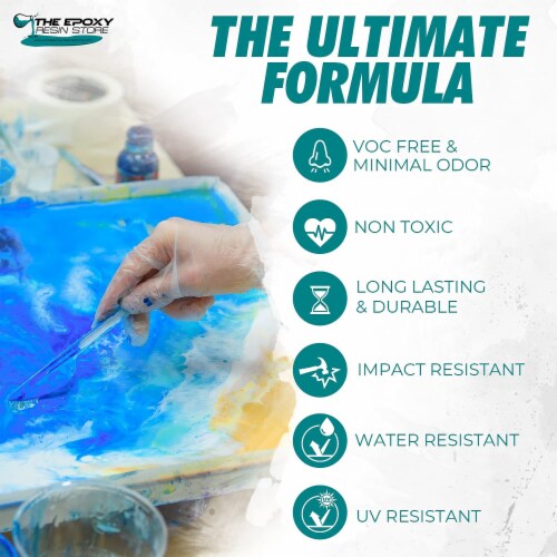 The Epoxy Resin Store Crystal Clear High Gloss Epoxy Resin Kit, 1