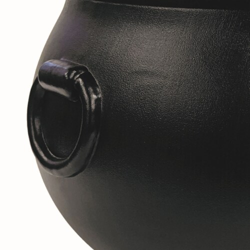 Union Products 55160 16 Inch Witch Cauldron Halloween Decoration, Black (2 Pack) Perspective: bottom