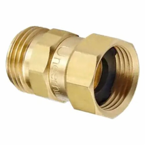 Underhill 50 Ft Blue Water Hose w/ Precision Cloudburst Nozzle & Hose Adapter Perspective: bottom