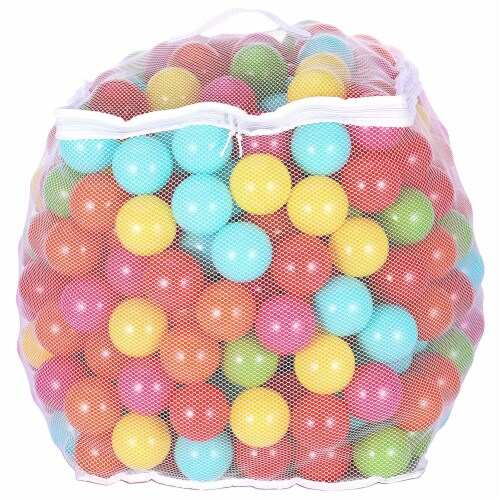 BalanceFrom Fitness 2.3 Play Pit Balls with Storage Bag, Multicolor (2 Pack) Perspective: bottom