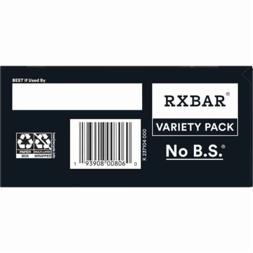 RXBAR Protein Bars Variety Pack Perspective: bottom