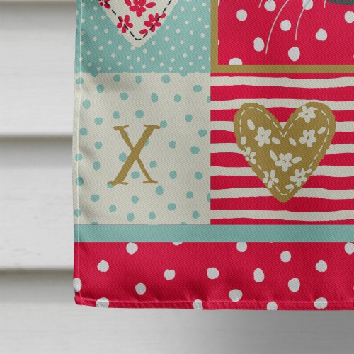 Carolines Treasures CK5091CHF Bombay Cat Love House Flag, Red Perspective: bottom