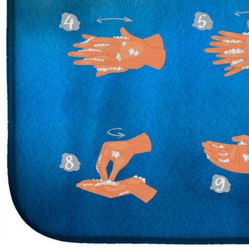 Dish drying mat washing instructions sale