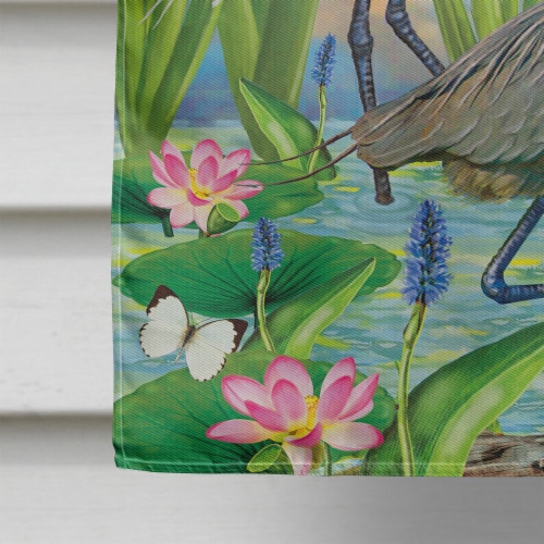 Carolines Treasures PRS4006CHF Reddish Heron Two Phases Flag Canvas House Size Perspective: bottom