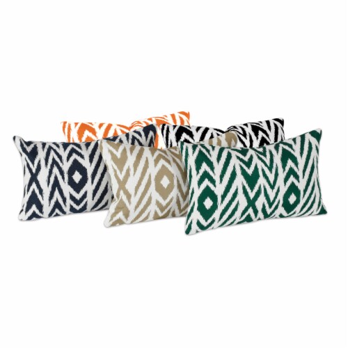 Astella Pacifica Fire Island Lumbar Throw Pillow - Tuscan Perspective: bottom